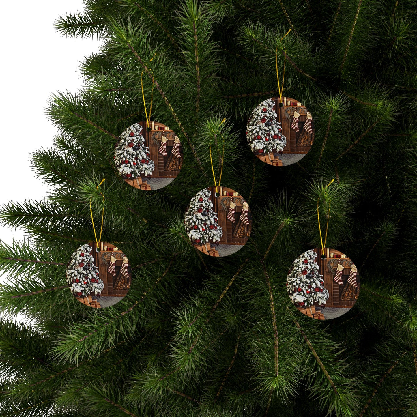 Unique Limited Edition 'Spot the Year' Christmas Ornaments, #2 of 10 in the series, 2-Sided Print, (1pc, 3pcs, 5pcs, or 10pcs)