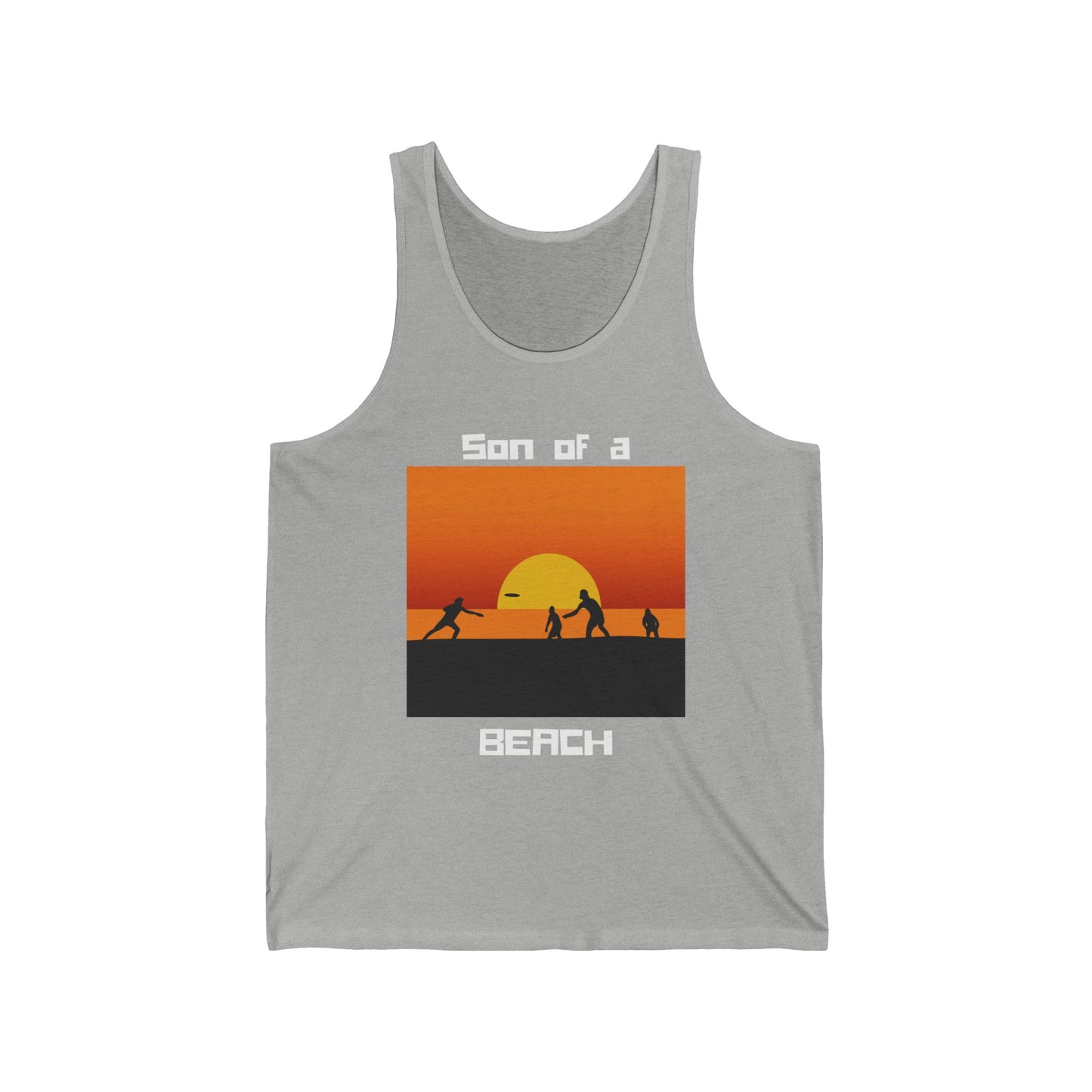 Beach Unisex Jersey Tank