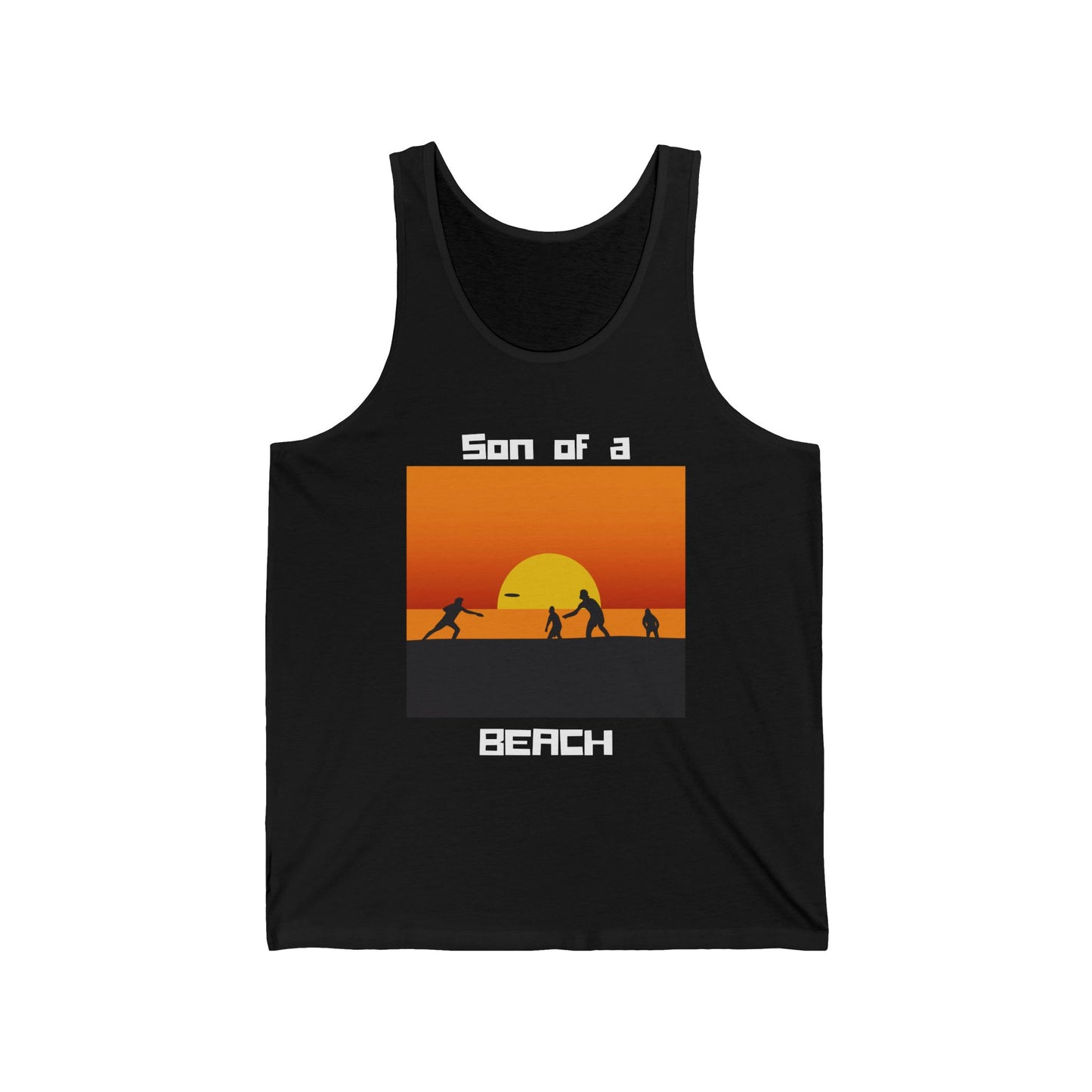 Beach Unisex Jersey Tank