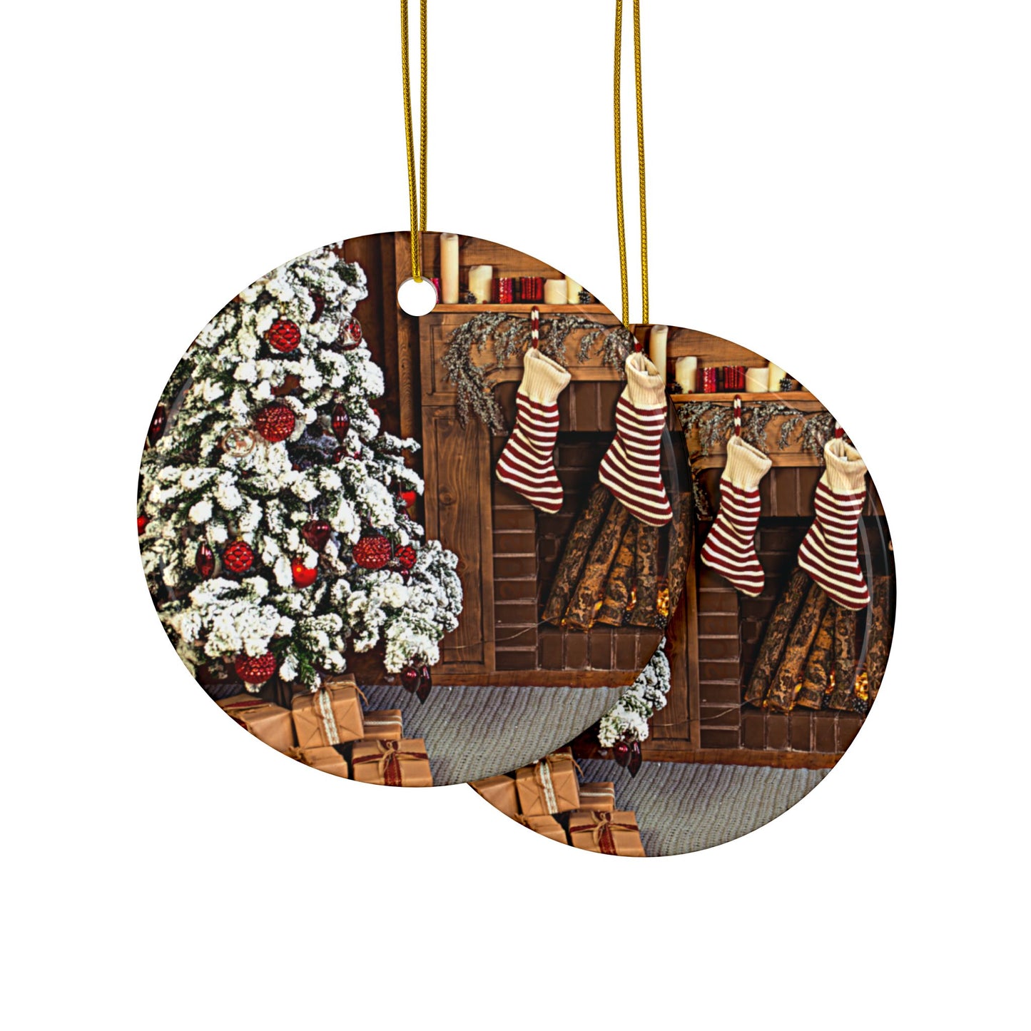 Unique Limited Edition 'Spot the Year' Christmas Ornaments, #2 of 10 in the series, 2-Sided Print, (1pc, 3pcs, 5pcs, or 10pcs)