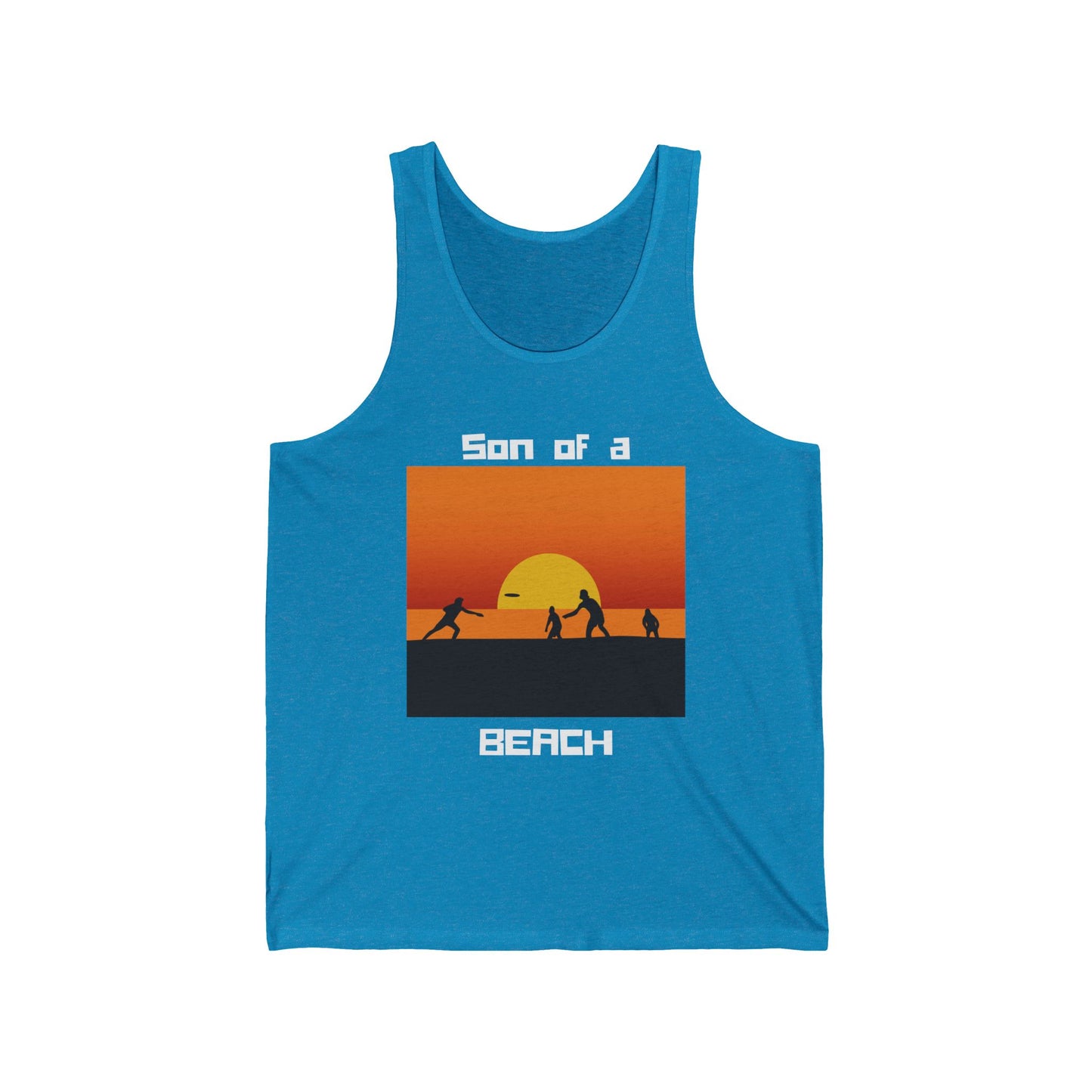 Beach Unisex Jersey Tank