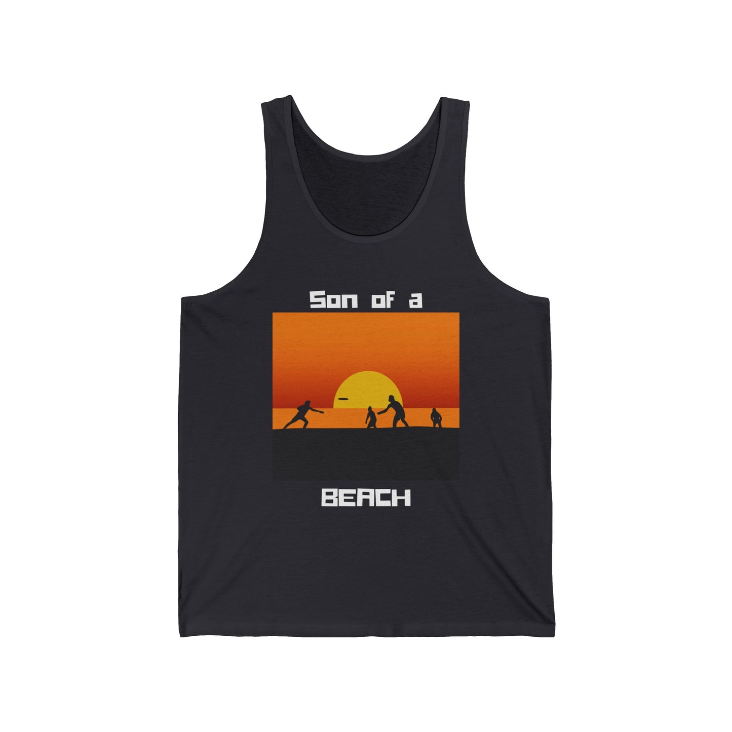 Beach Unisex Jersey Tank