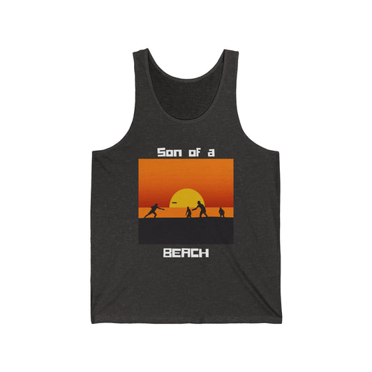 Beach Unisex Jersey Tank